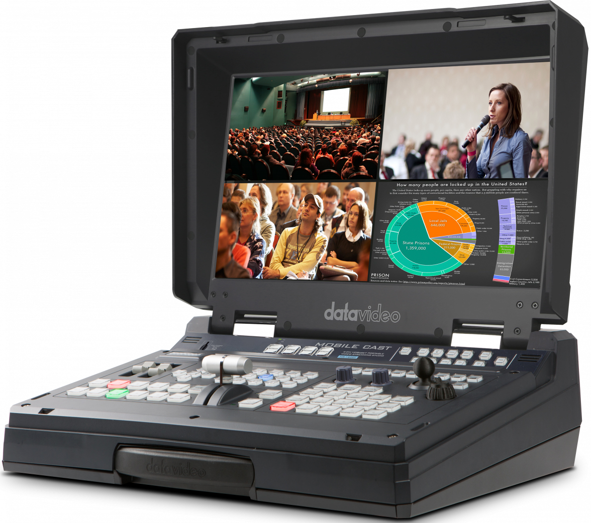 Datavideo HS-1600T Mark II 4-Channel HD/SD HDBaseT Streaming Studio