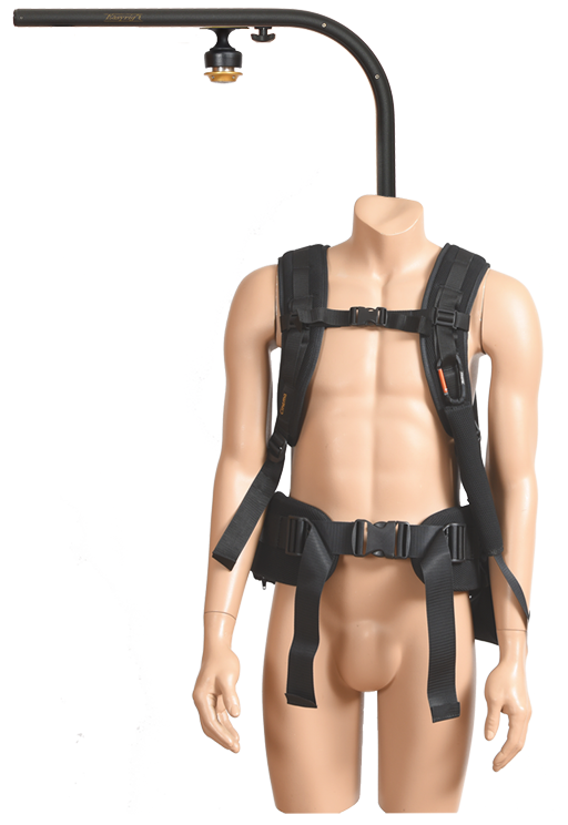 Easyrig 6 Vario Cinema vest Large + extended arm (230mm/9in), Quick Release