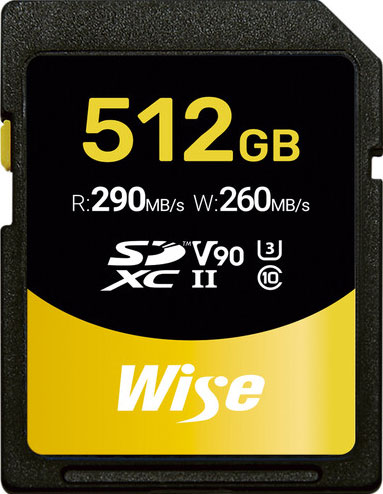 Wise SDXC UHS-II V90 512GB