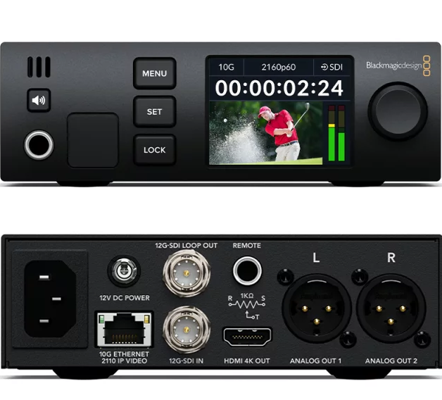 Blackmagic 2110 IP SDI to HDMI 12G