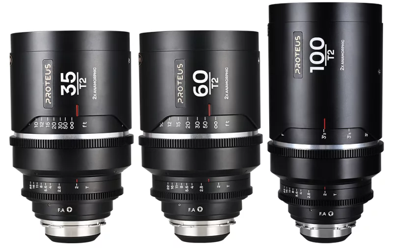 Laowa Proteus Flex 2X Anamorphic 3-Lens Bundle Set (35mm, 60mm, 100mm)
