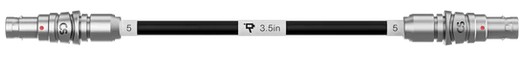 Wooden Camera D-Box Link Cable (5-Pin 0B Straight Male)