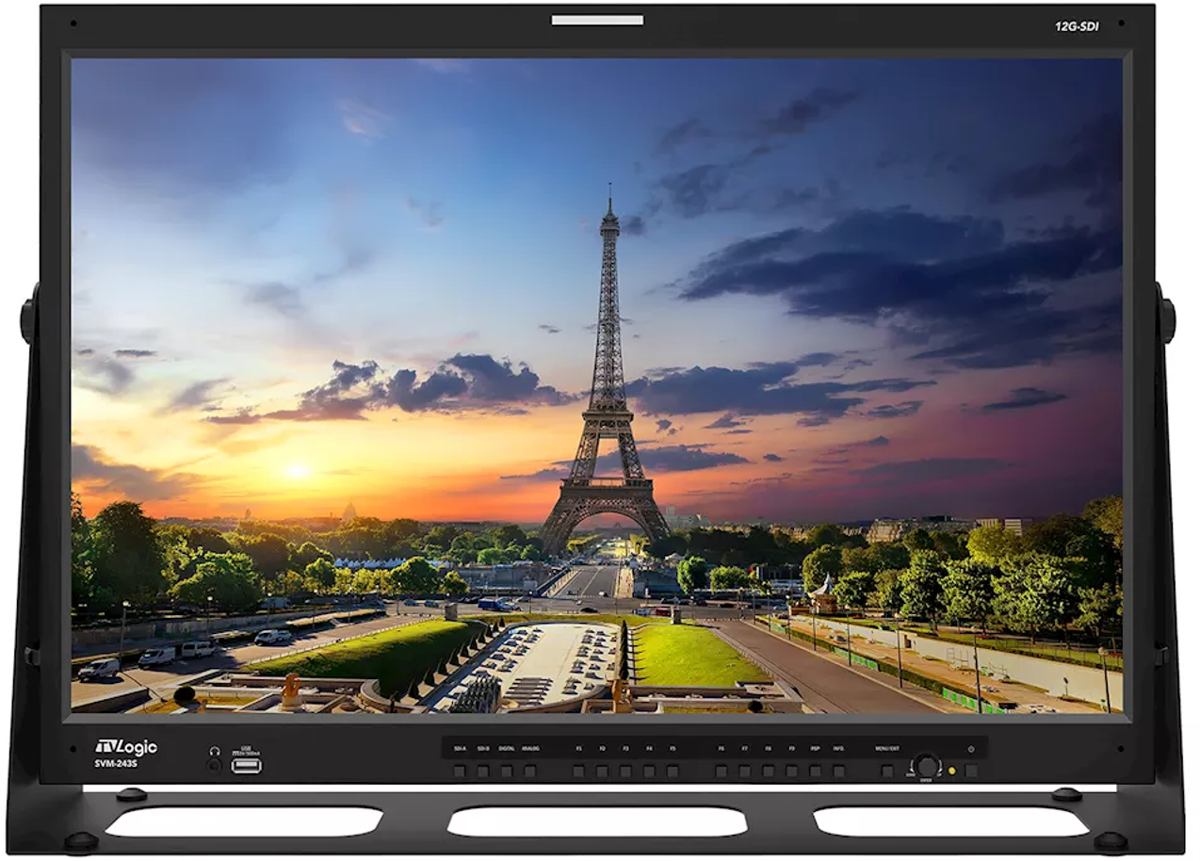 TVLogic SVM-243S 24” 12G-SDI Full HD LCD Monitor