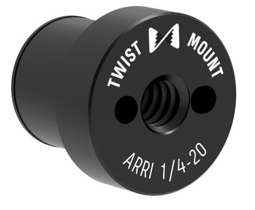 MID49 TWIST Mount Spud + Female ARRI 1/4-20 MID49 TWIST Mount Spud + Female ARRI 1/4-20
