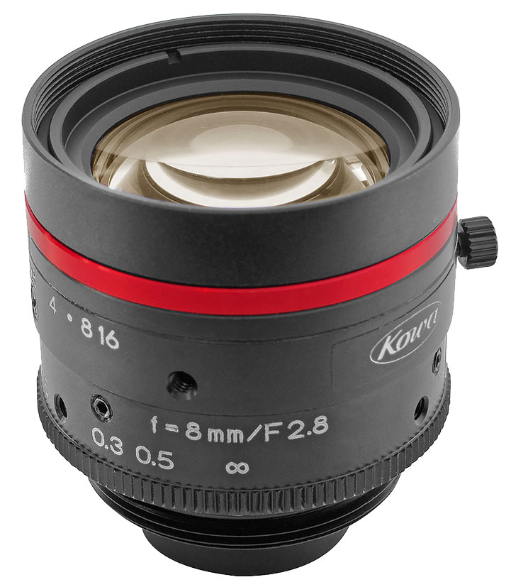 Kowa LM8JC5MC C-Mount 8mm Fixed Focal Lens