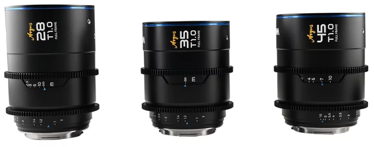 LAOWA Argus FF Cine 3-Lens Bundle (28mm,35mm,45mm) Canon RF