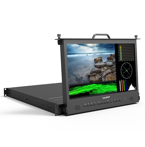 3G-SDI-HDMI-Pullout-Rackmount-Monitor Lilliput RM-1730S