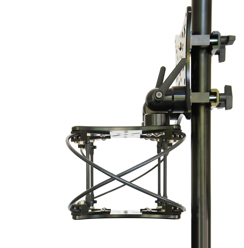 PTZ Wall Mount Vibration Isolator with Pipe Clamps