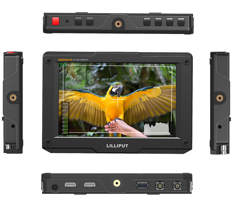Lilliput H7S 7" 4K HDMI/3G-SDI Ultra-Bright On-Camera Monitor