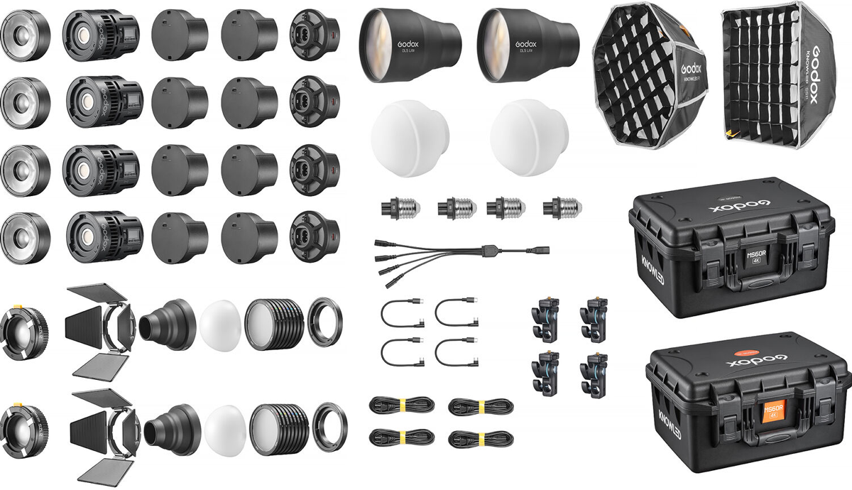 GODOX MS60R RGB LED 4-Light Kit