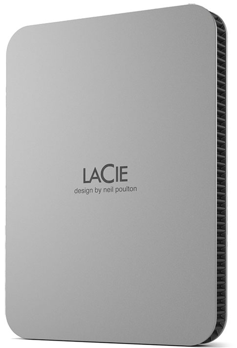 LaCie Mobile Drive USB-C Moon Silver