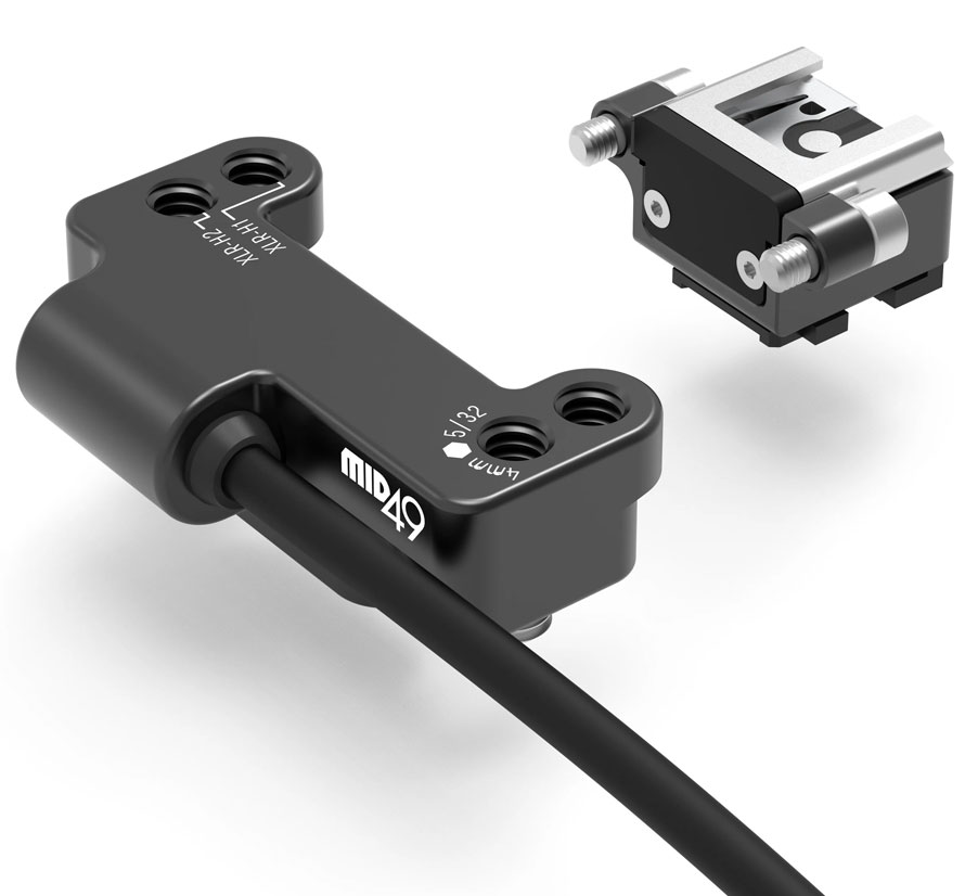 MID49 Sony FX5 EVF Cable Handle Riser
