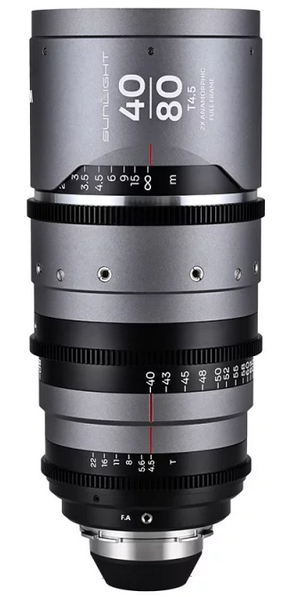 Laowa Sunlight 40-80mm T4.5 2x FF Anamorphic Zoom SILVER