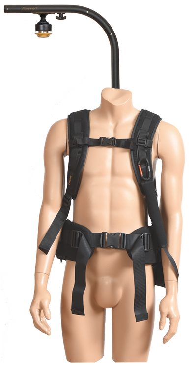 Easyrig 6 Vario Cinema vest Standard + extended arm (130mm/5in) Quick Release