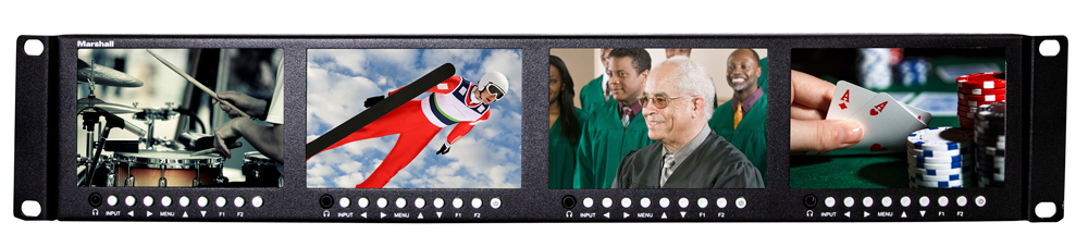 Marshall-ML-454-V2 Marshall ML-454-V2 Quad Rack Mount Monitor