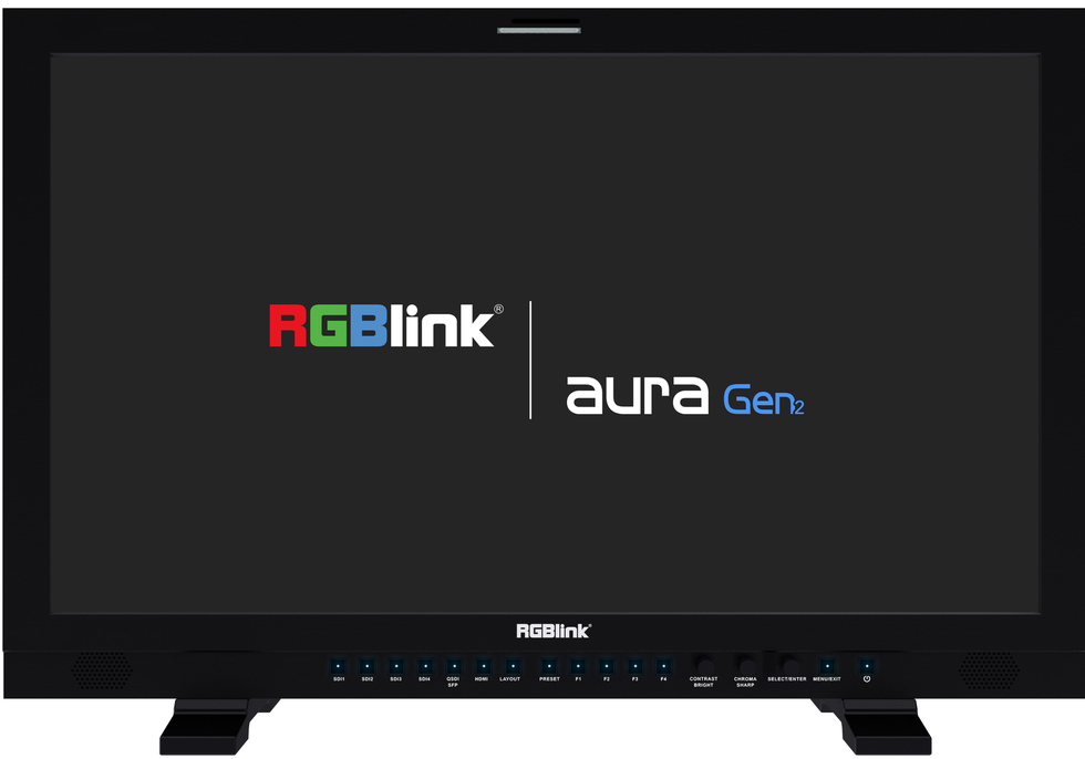 RGBlink Aura UHD 24 Gen 2 24" broadcast 4K HDR monitor