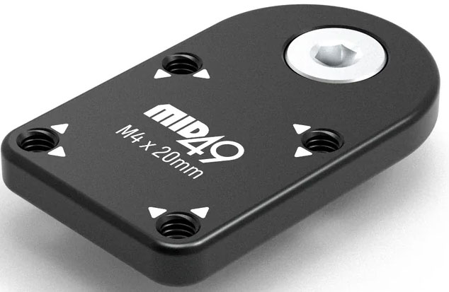 MID49 ARRI 3/8-16 to M4x20mm Offset Adapter