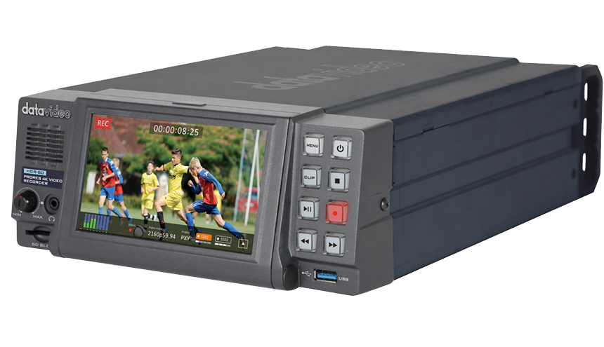 DataVideo HDR-80 ProRes 4K Video Recorder-Desktop