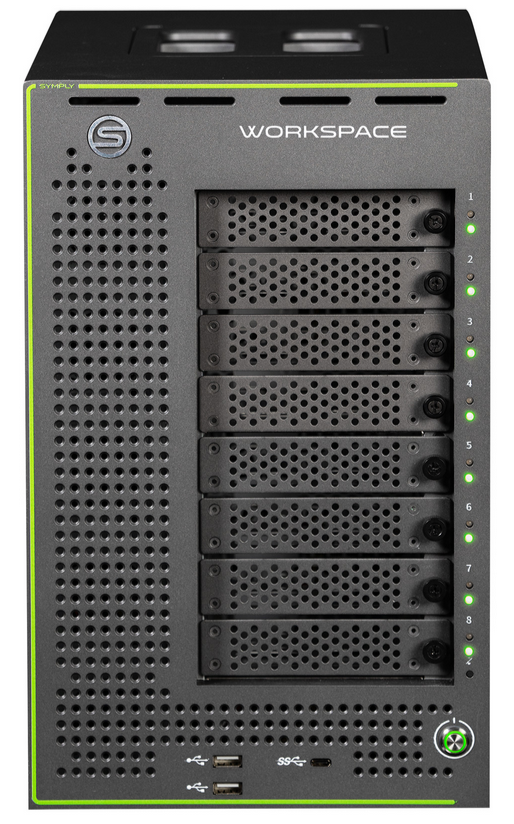 Symply WORKSPACE XE 112TB Desktop 8 Bay Shared Storage