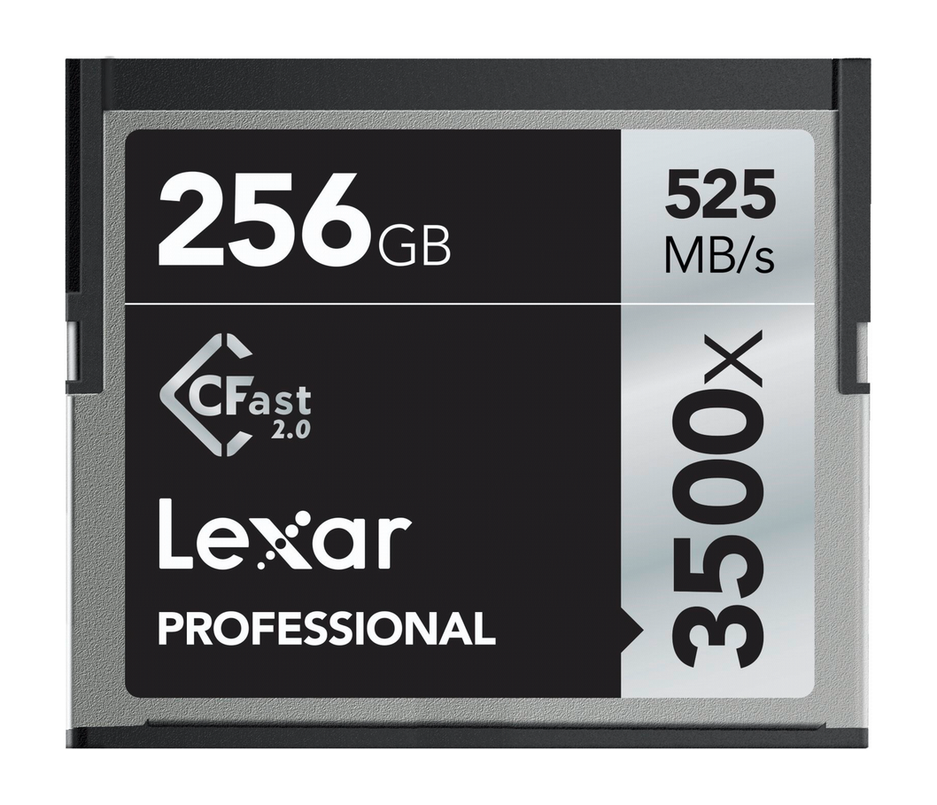 lexar cfast 2.0 256gb 3500x professional