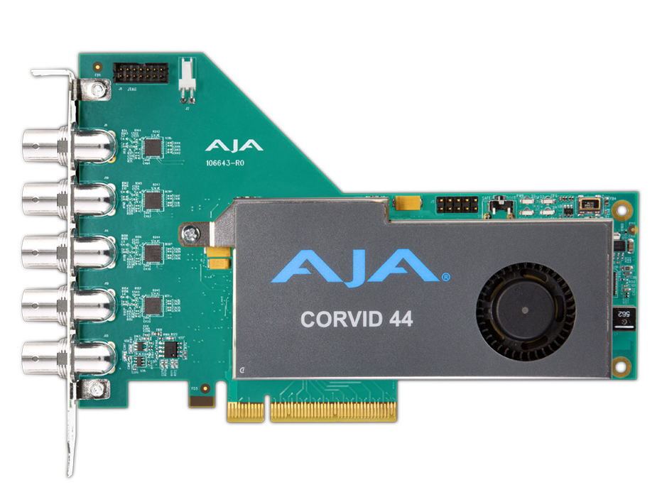 AJA Corvid 44 12G-SDI Full-Size BNC I/O Card