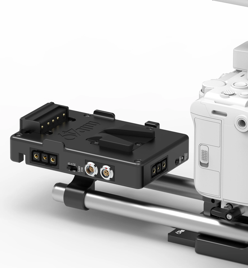 MID49 USB-C Power Plate (Sony FX5, V-Mount, Rod Mounted)