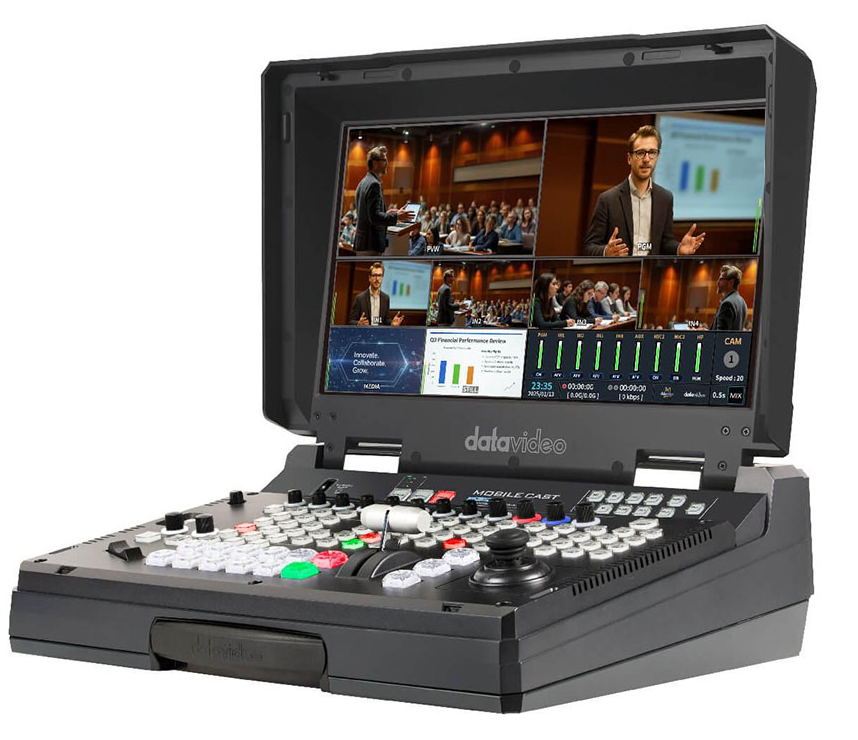 DataVideo HS-1400 5-Channel HD Portable Video Streaming Studio