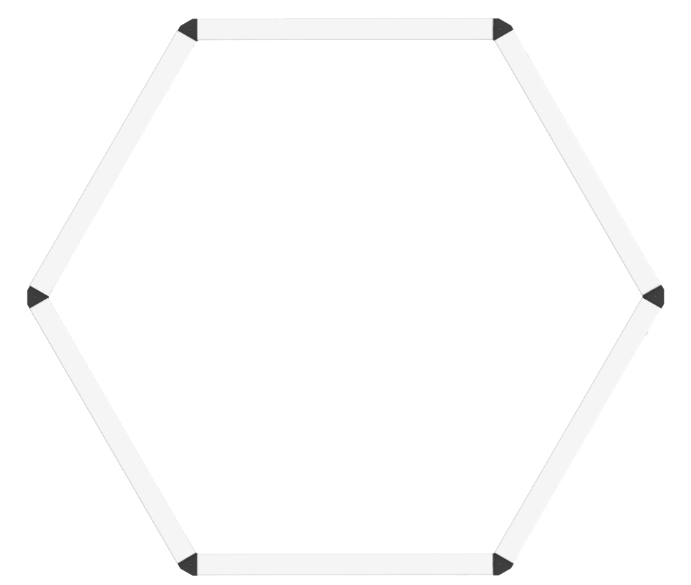 INFINIBAR-Hexagon-Flat-connector aputure APD0300A33