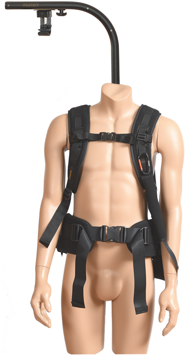 Easyrig 6 Vario Cinema vest Large + extended arm (130mm/5in) Standard Hook