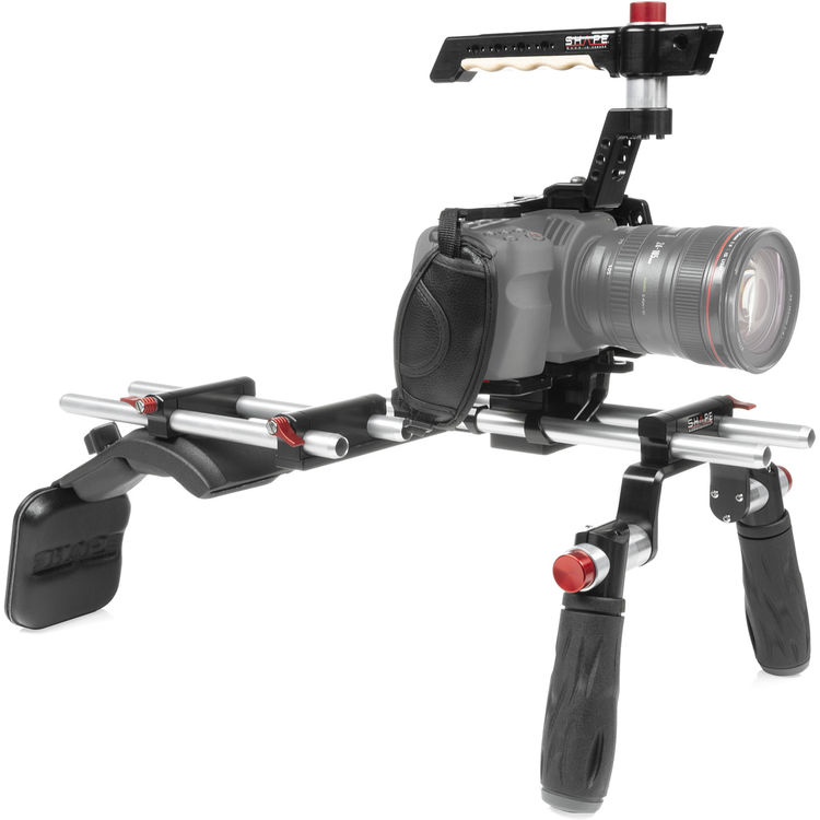 SHAPE Blackmagic Pocket Cinema 4K Offset Shoulder Mount