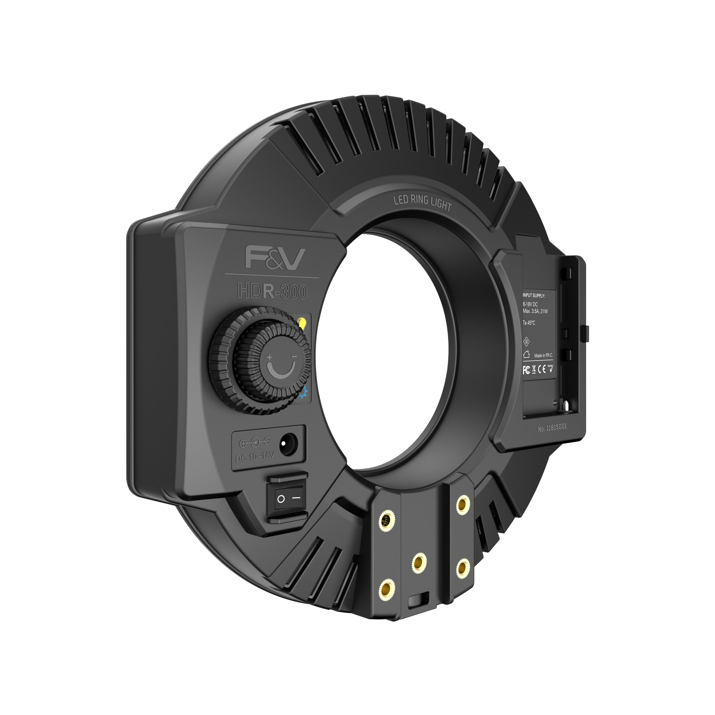 R300-SE-back-side F&V R300 SE Ring Light