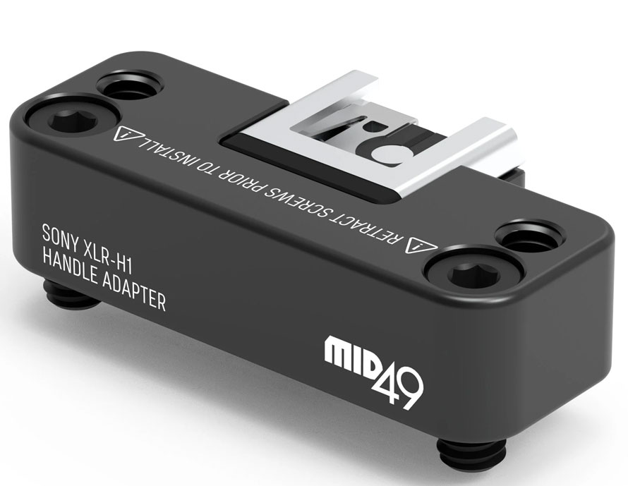 MID49 Sony FX5 XLR-H1 Handle Adapter