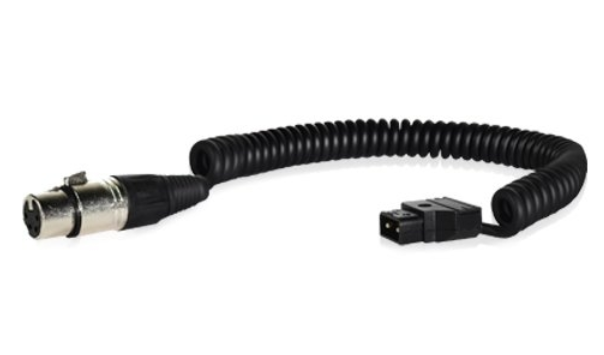 Coiled PowerTap cable to 4-Pin XLR