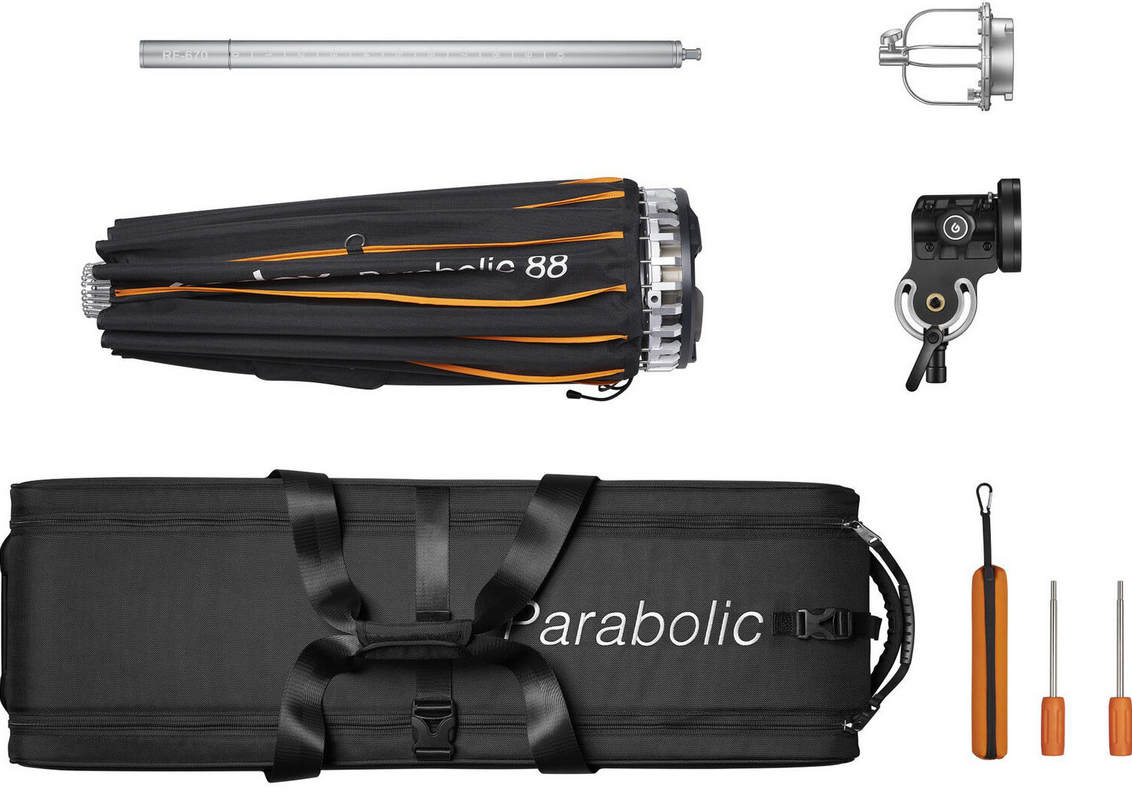 Godox P88 Kit Parabolisches Lichtfokussierungssystem Godox P88 Kit Parabolisches Lichtfokussierungssystem