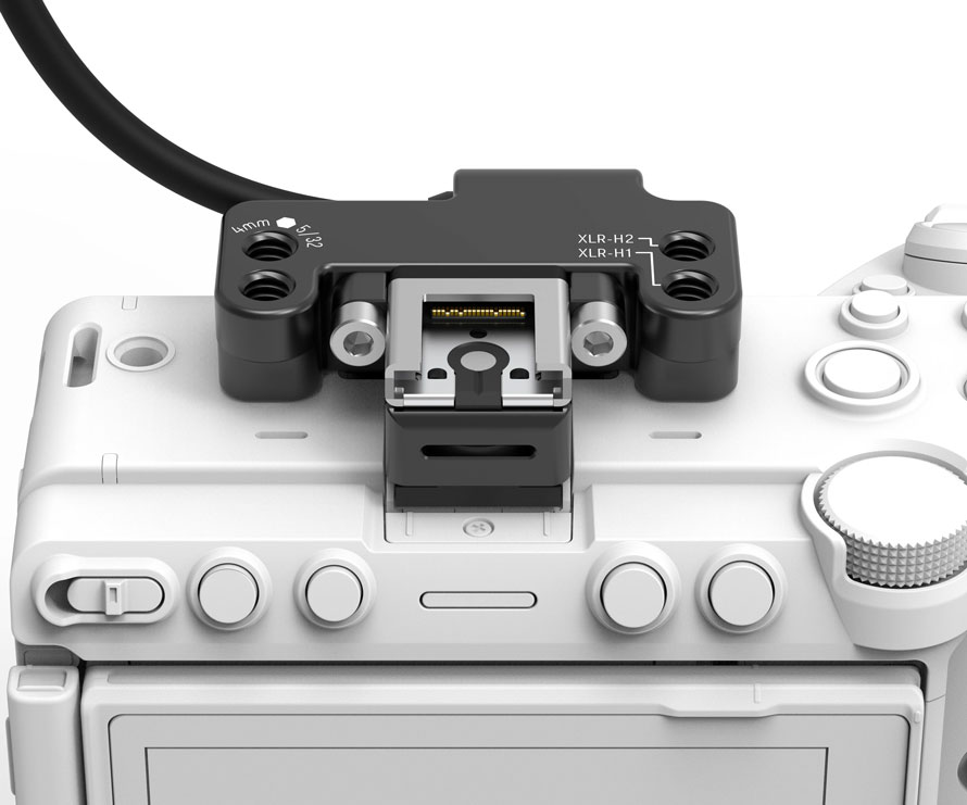 MID49 Sony FX5 EVF Cable Handle Riser