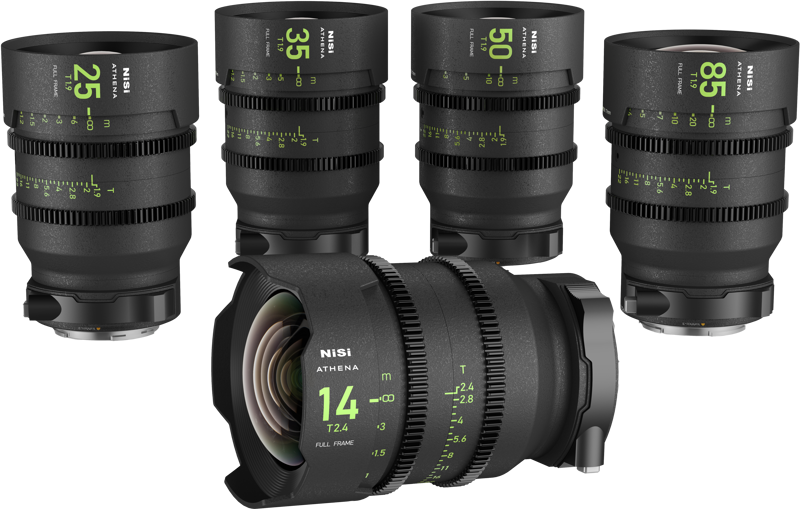 NiSi Athena Prime Lens Set (14 / 25 / 35 / 50 / 85 mm) Sony E-Mount