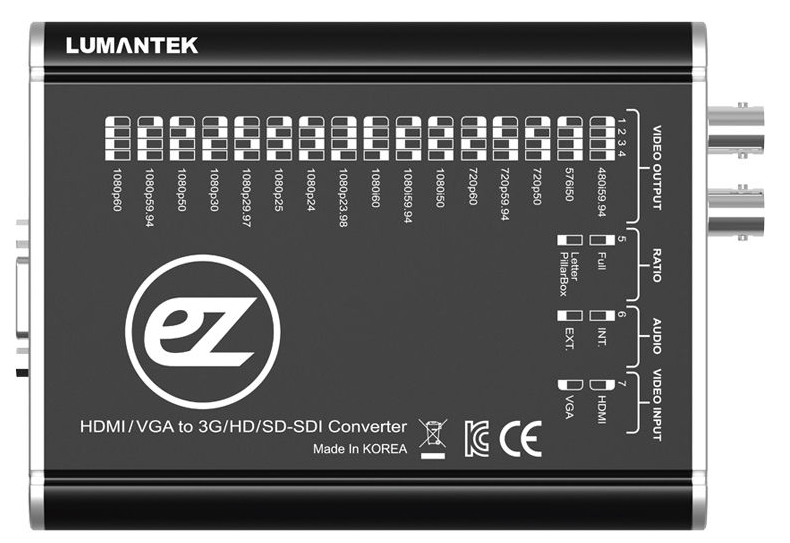 HDMI/VGA to SDI EZ-Converter with Scaler