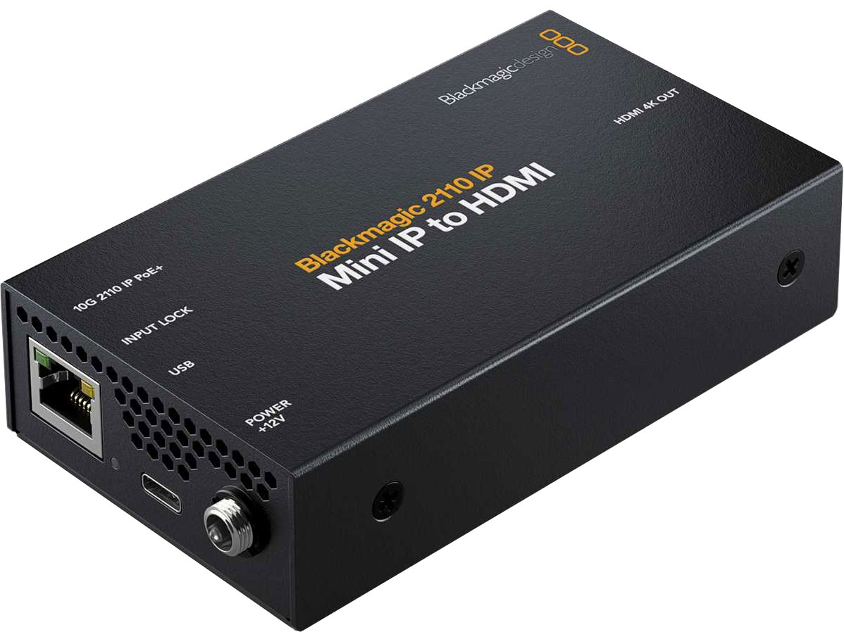 Blackmagic 2110 IP Mini IP to HDMI Blackmagic 2110 IP Mini IP to HDMI