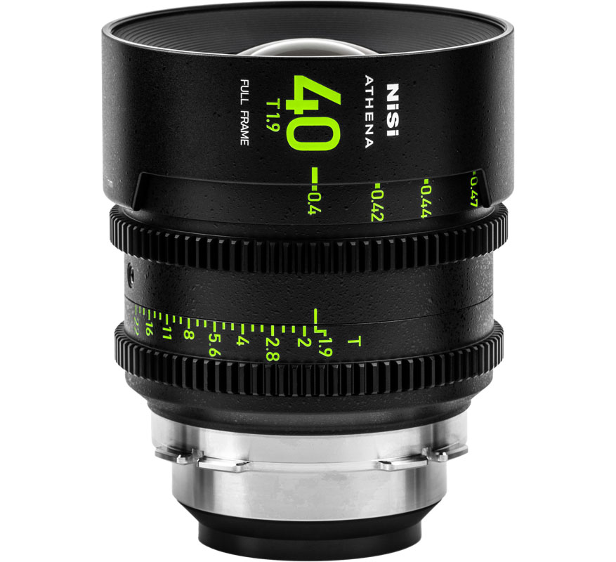 NiSi Athena Cine Prime 40mm T1.9 G-Mount (without Drop-in Filter) NiSi Athena Cine Prime 40mm T1.9 G-Mount (without Drop-in Filter)