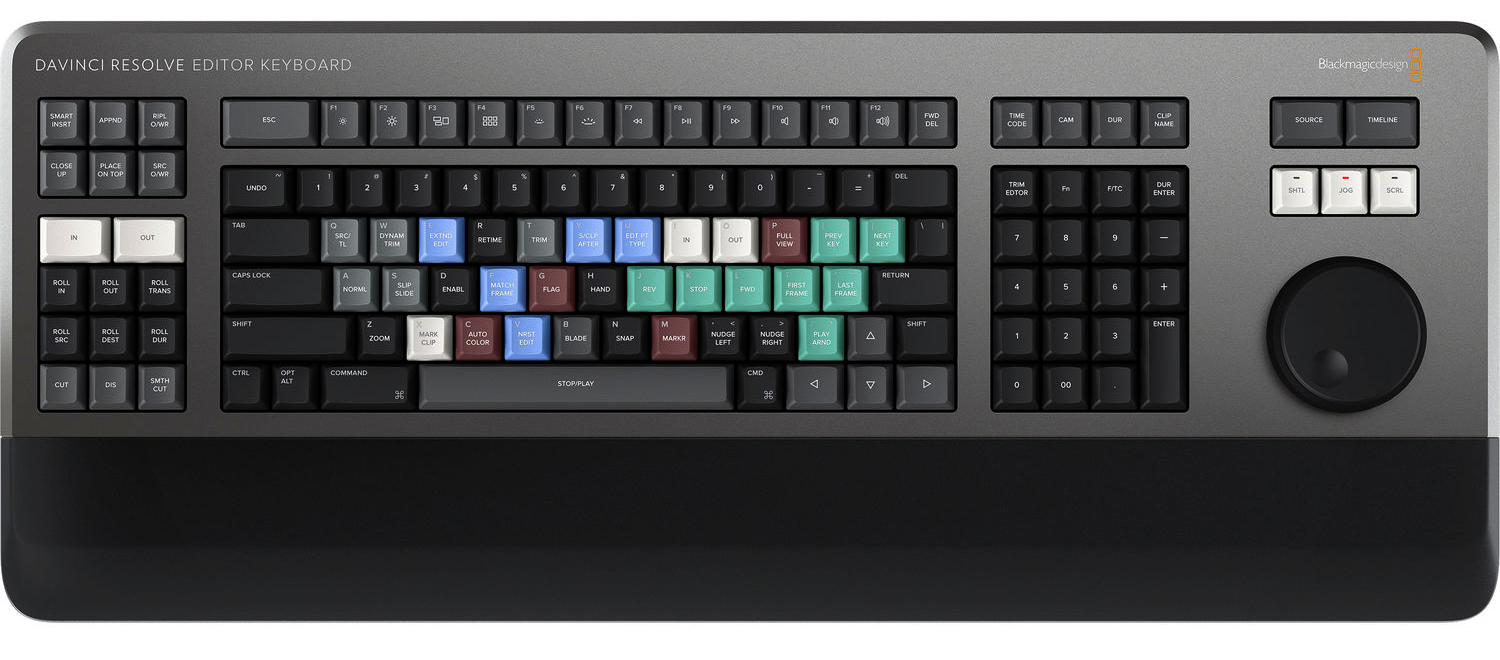 DaVinci Resolve Editor Keyboard