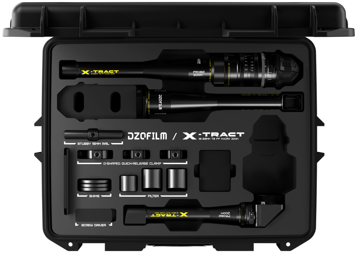 DZOFILM X-TRACT 18-28mm 0/90/360° Kit (1 x lens + front parts)