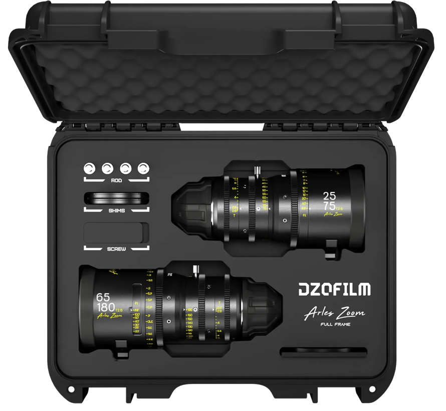 DZOFILM Arles Zoom 25-75mm / 65-180mm T2.6 2-Lens Kit