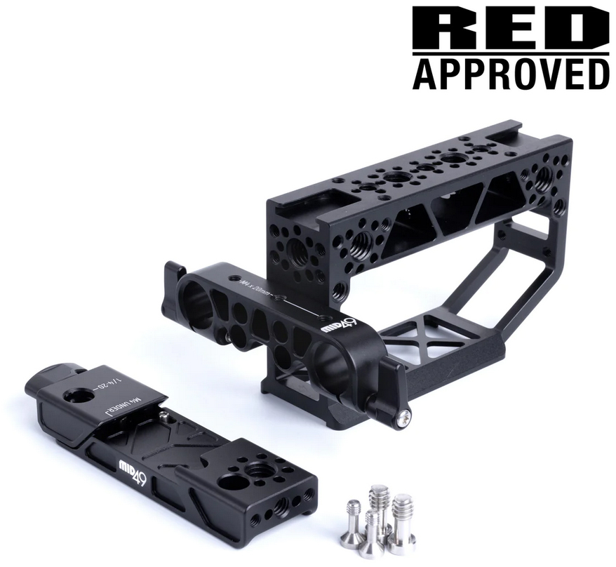 MID49 ARCA Top Handle Kit + 15mm LW (RED Komodo, Komodo-X, V-Raptor)