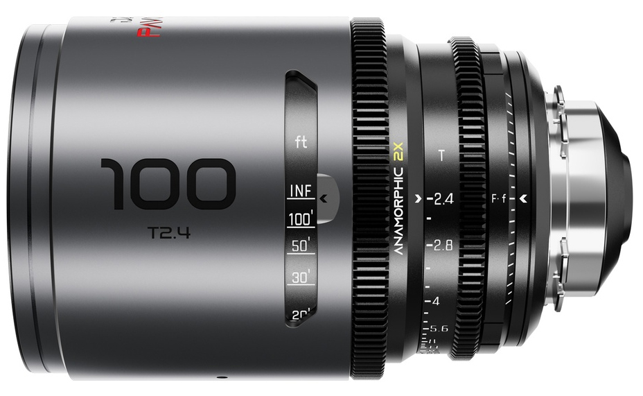 DZOFILM Pavo 2x Anamorphic 100mm T2.1 (PL/EF Mount) Neutral Coating