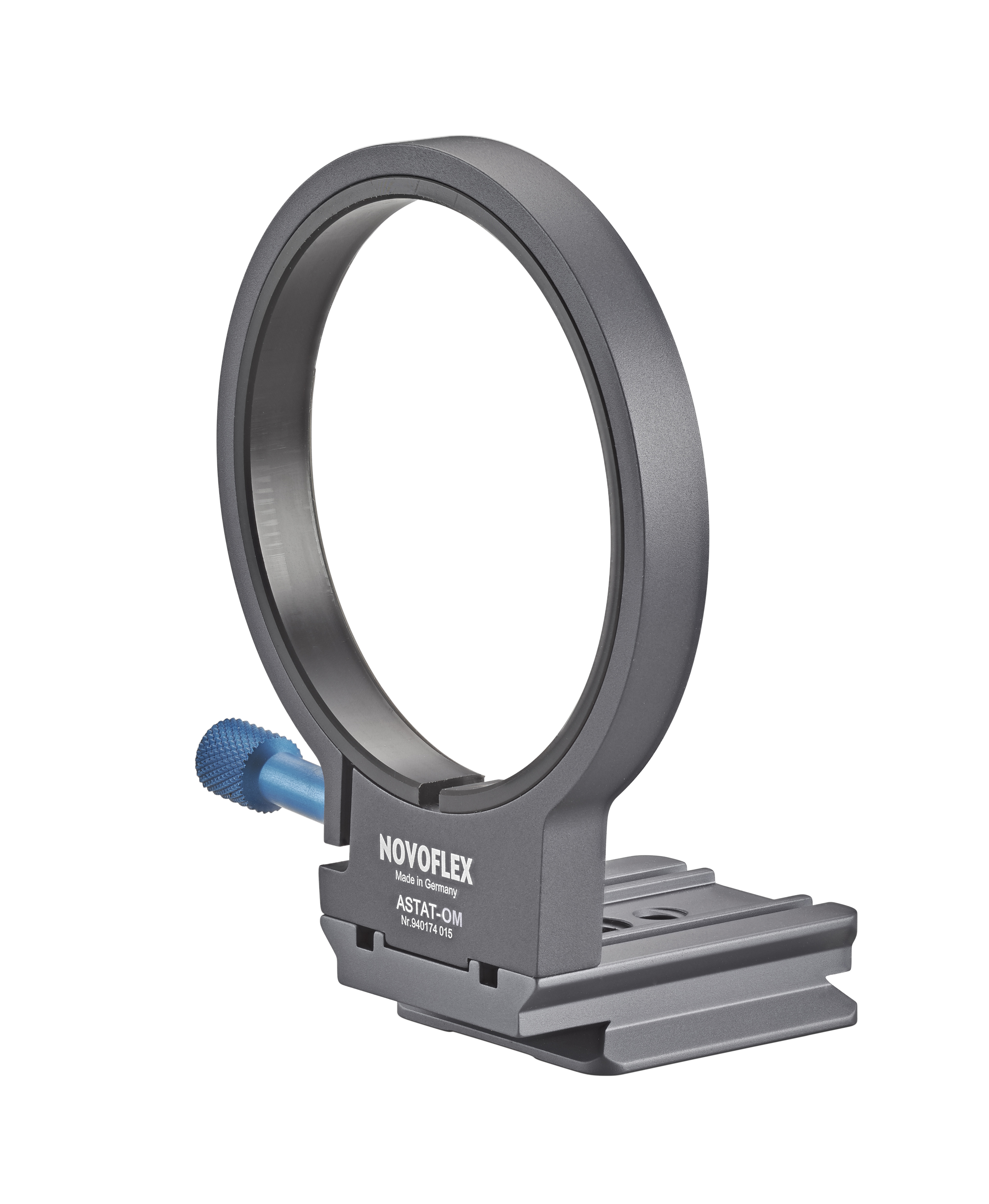 NOVOLFEX ASTAT-OM tripod clamp (OM-System  M.Zuiko ED 90mm F3.5 Macro IS PRO)