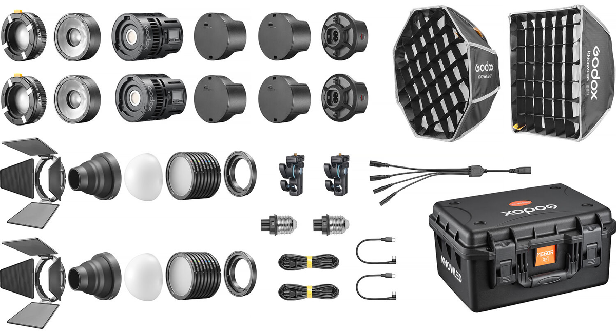 GODOX MS60R RGB LED 2-Light Kit