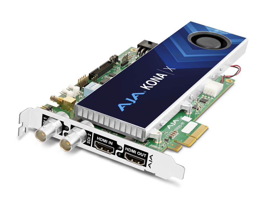 AJA KONA X Video I/O with Streaming DMA