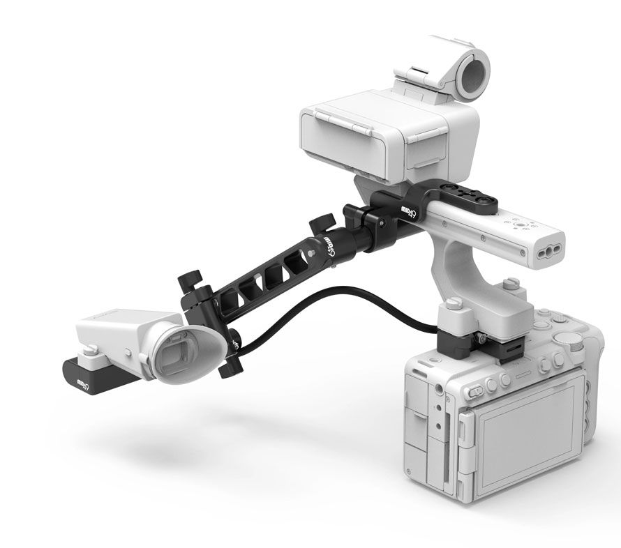 MID49 Sony FX5 EVF Cable and Mounting Kit