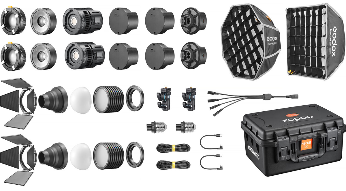 Godox MS60Bi Bi-Color LED 2-Light Kit