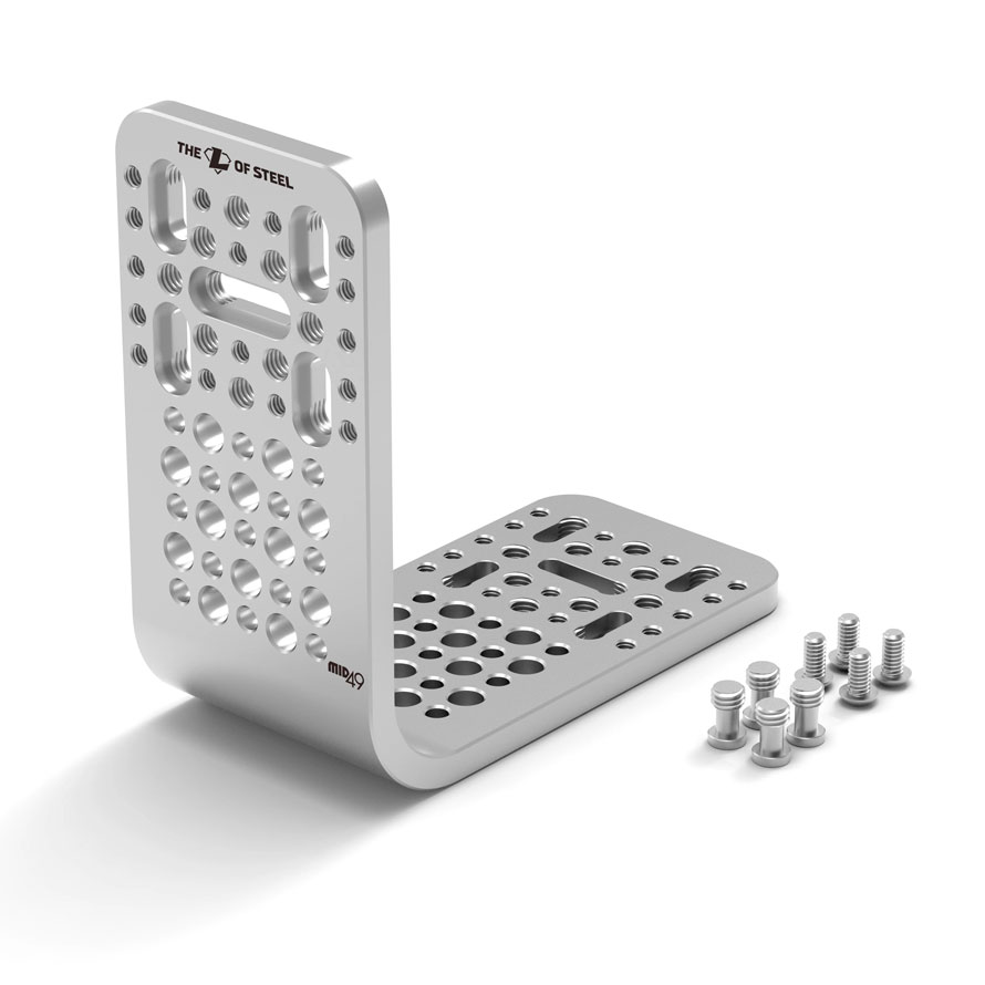 MID49 The L of Steel (Stainless Steel Vertical Camera Bracket)